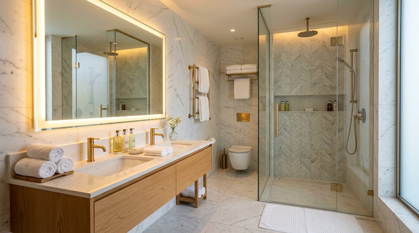 Attached Western Bathroom